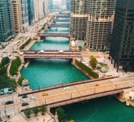 Beautiful attractions in Chicago, USA