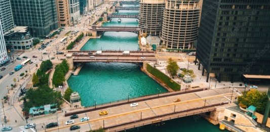 Beautiful attractions in Chicago, USA